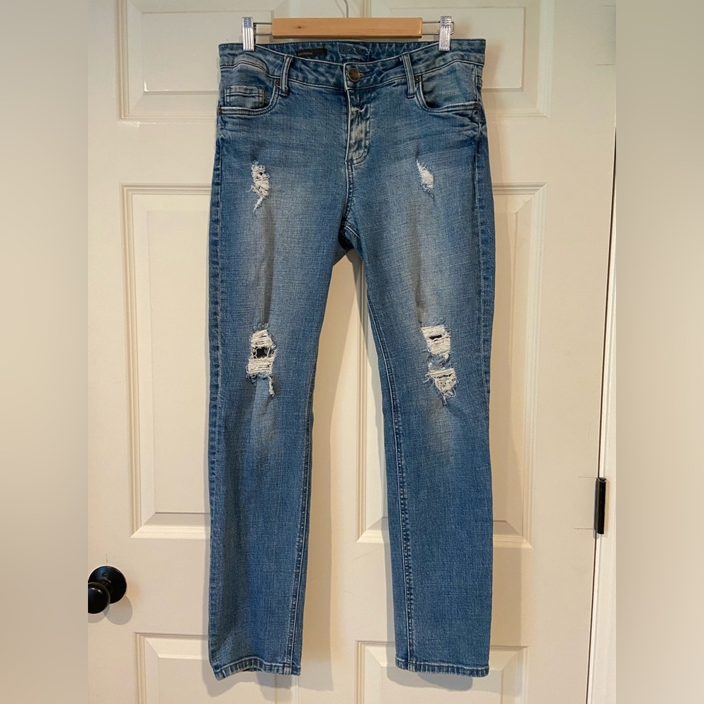 Kut from the Kloth Straight Leg Boyfriend Jeans